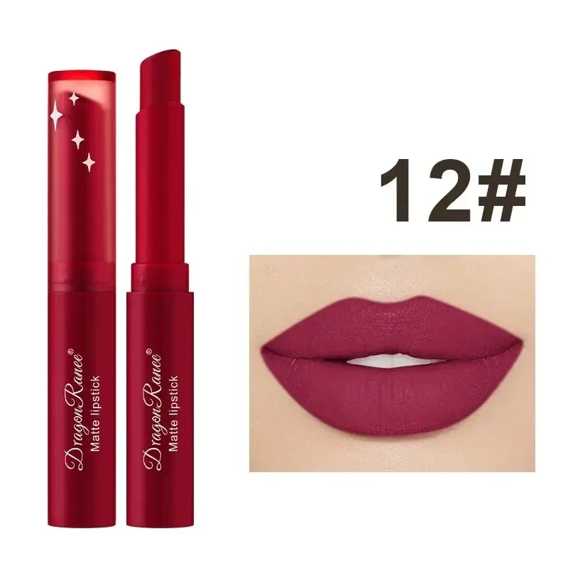 Labial Mate Terciopelo Resistente Agua