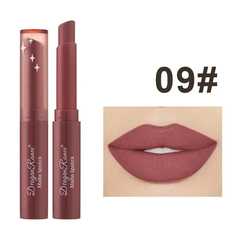 Labial Mate Terciopelo Resistente Agua