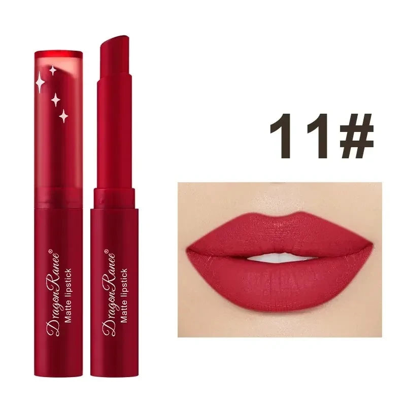 Labial Mate Terciopelo Resistente Agua