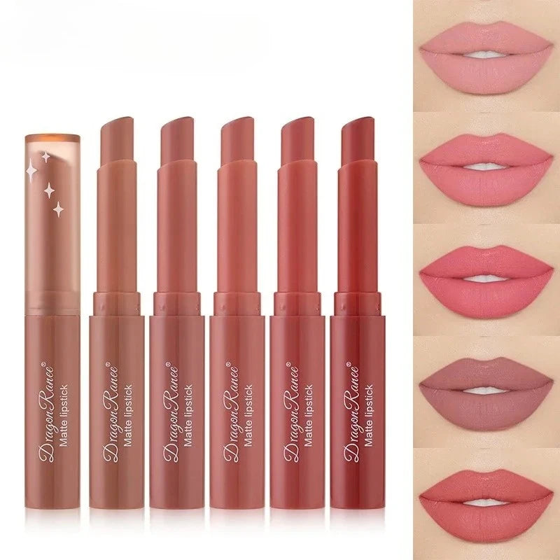 Labial Mate Terciopelo Resistente Agua