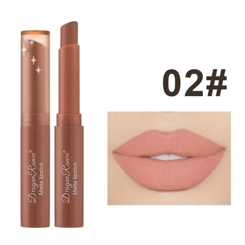 Labial Mate Terciopelo Resistente Agua